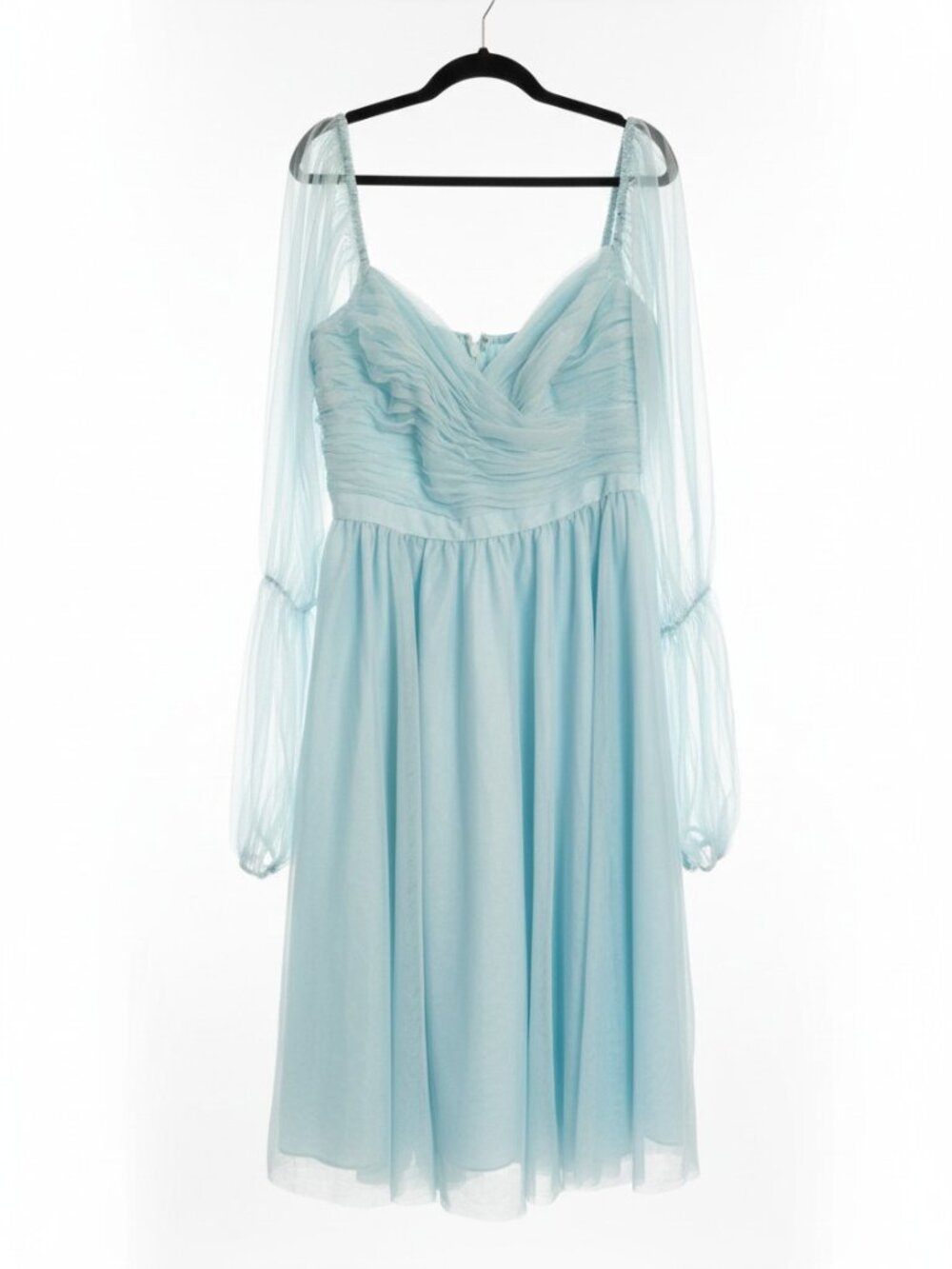 Eloquii Women's Balletcore 🩰 Winter Wedding Guest Tulle Dress